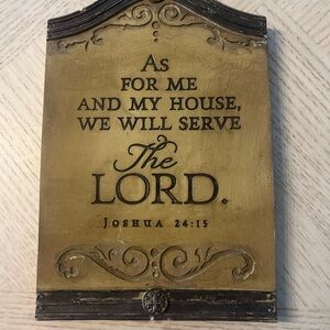 Christian Joshua Wall Plaque